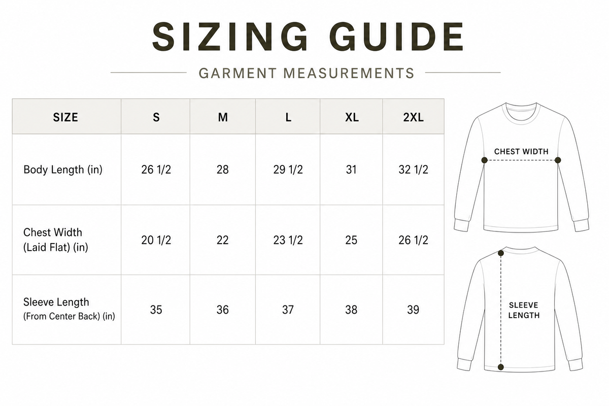Size Chart 1