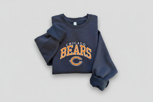 Chicago Bears Embroidered Crewneck Sweatshirt