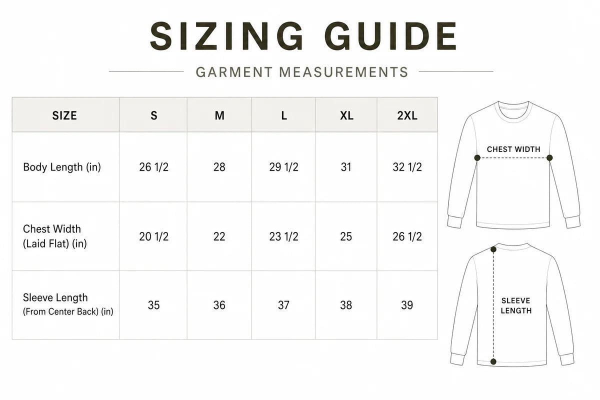 Size Chart 1