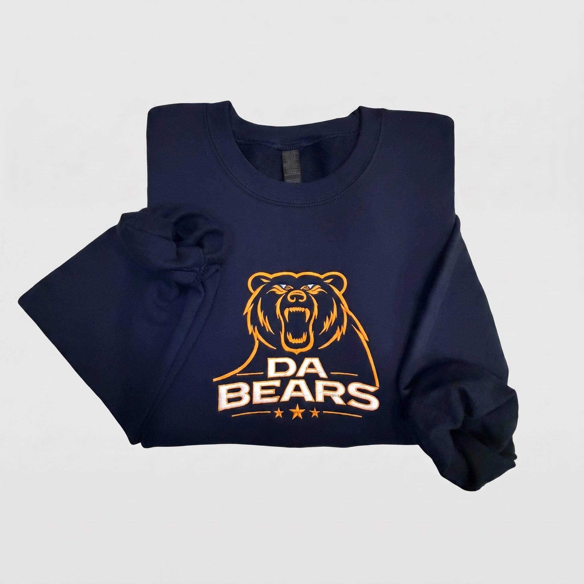 DA BEARS Embroidered Crewneck Sweatshirt