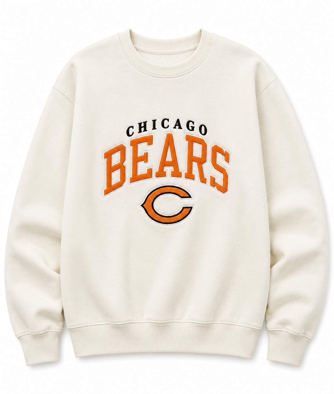 Chicago Bears Embroidered Crewneck Sweatshirt