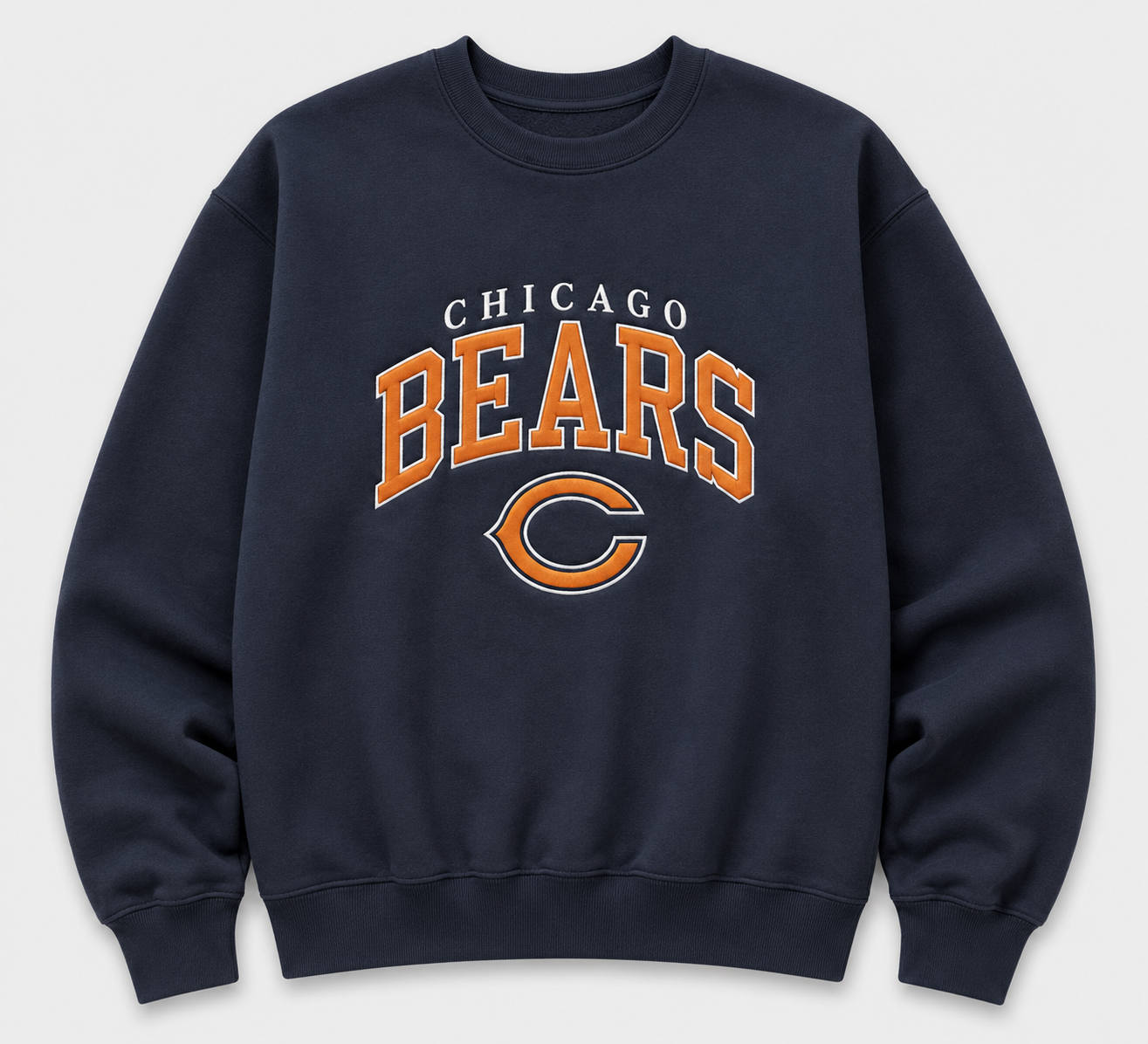 Chicago Bears Embroidered Crewneck Sweatshirt