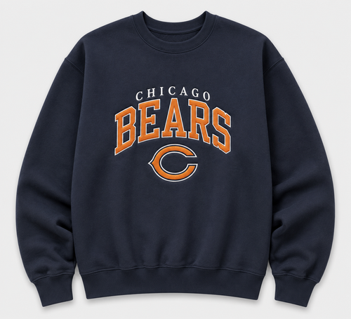 Chicago Bears Embroidered Crewneck Sweatshirt